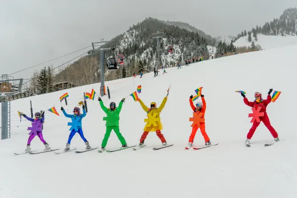 Aspen Gay Ski Week Ski Parade
