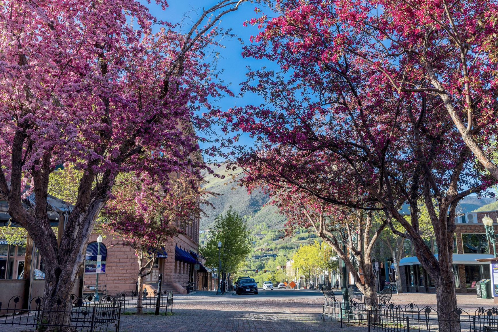 Spring downtown Aspen