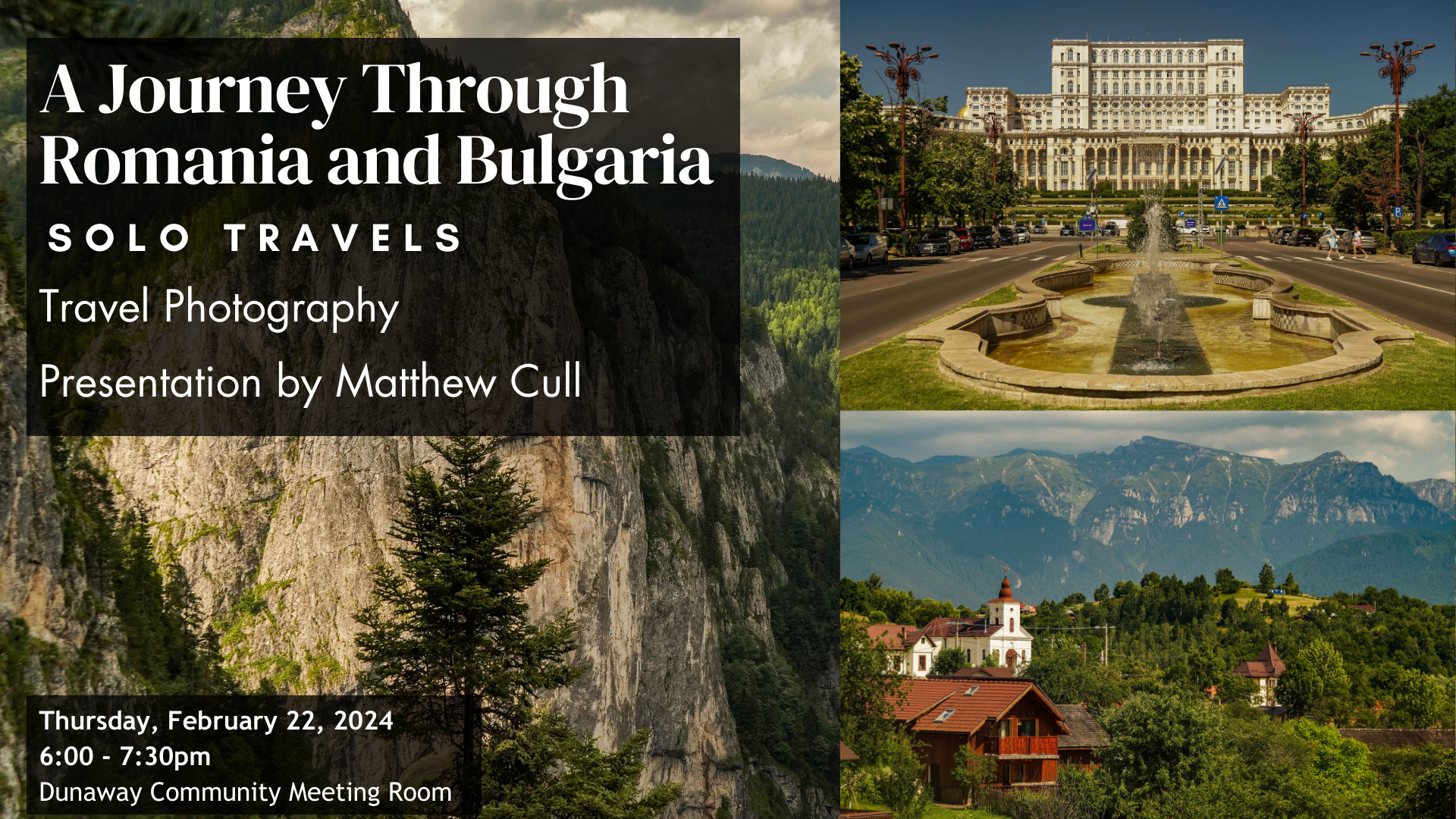 Matthew Cull Travel Series