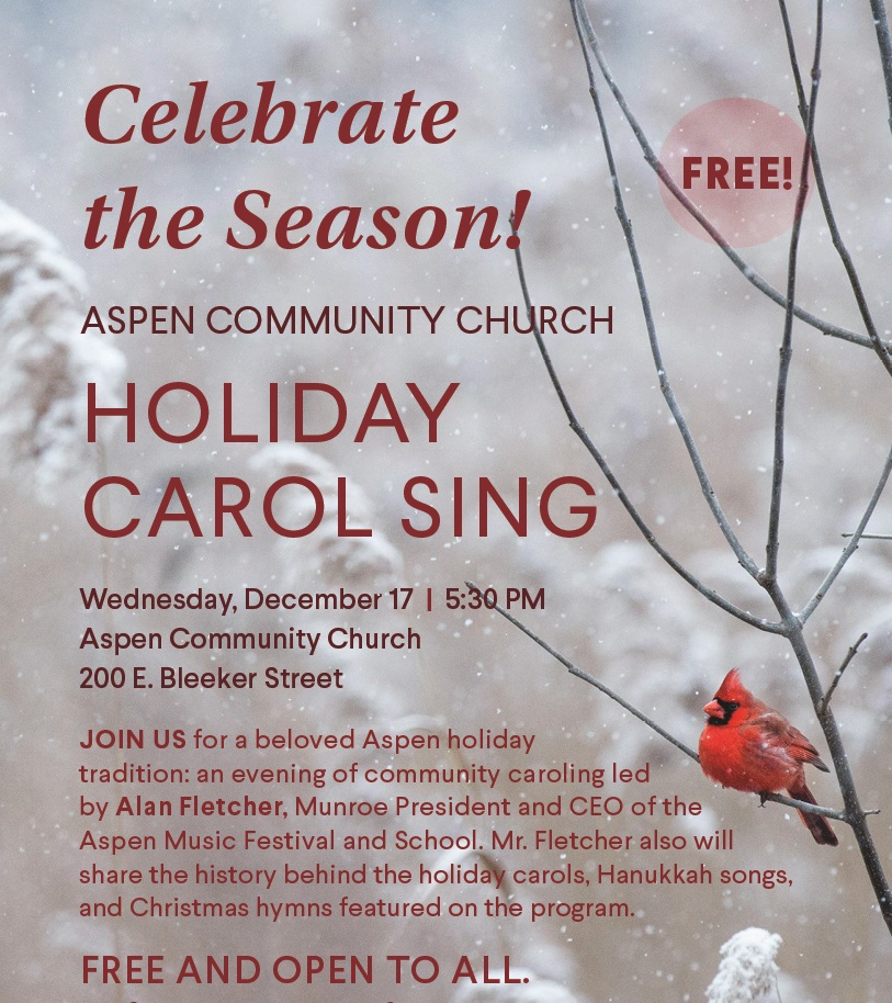 Holiday Carol Sing with Alan Fletcher