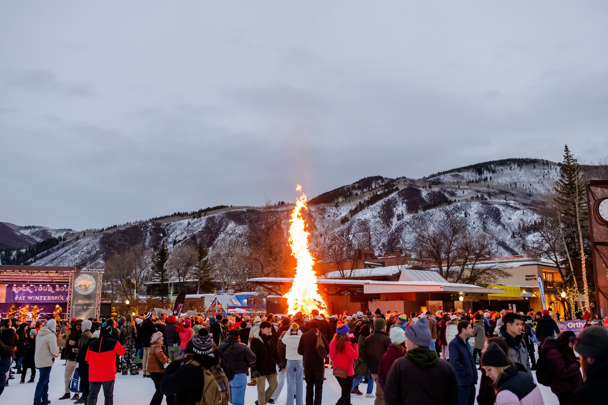 Wintersköl in Aspen, Colorado