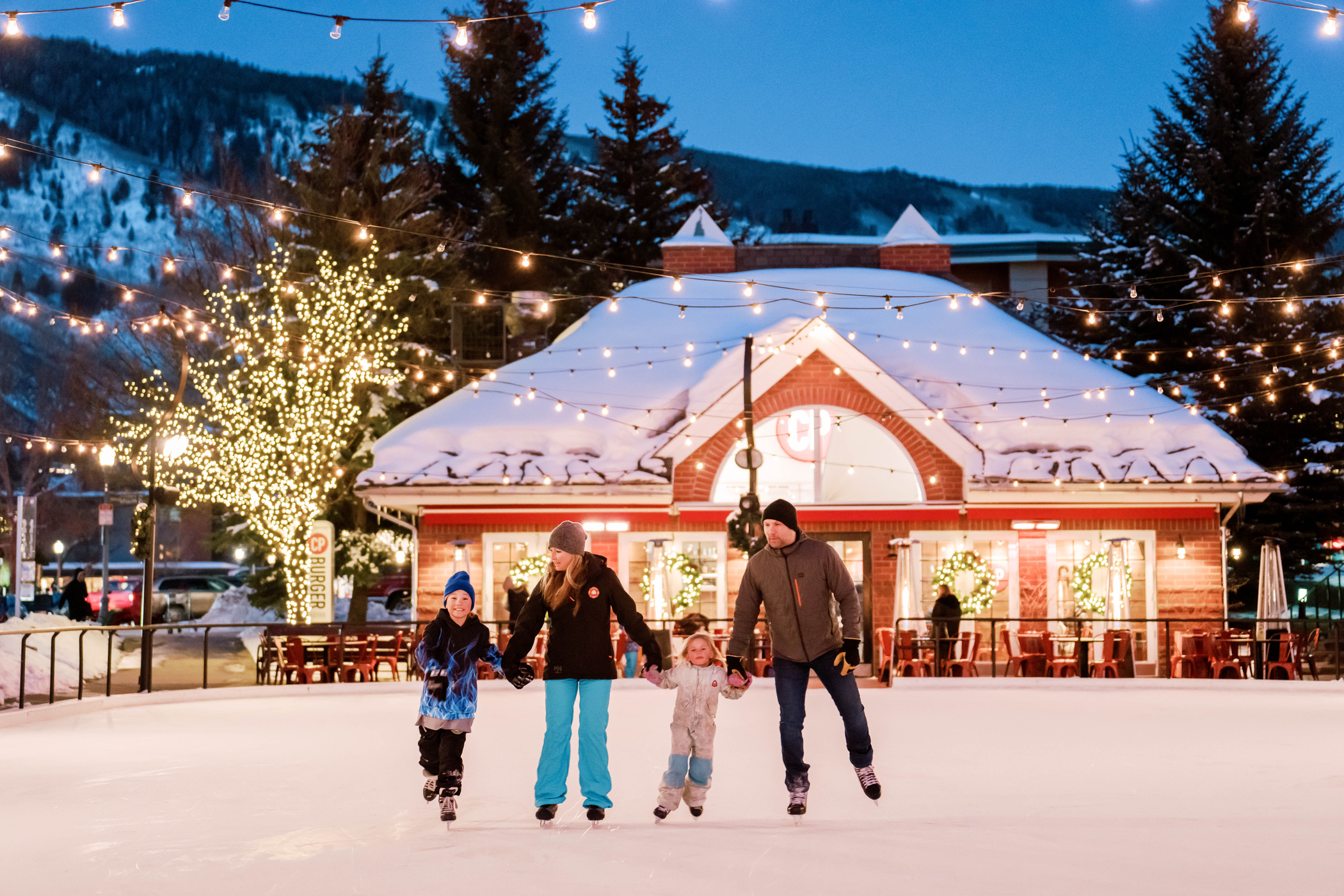 Ice Skating in Aspen, Colorado