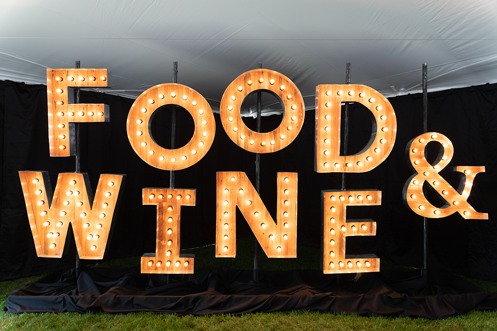 Food and Wine Classic in Aspen sign 