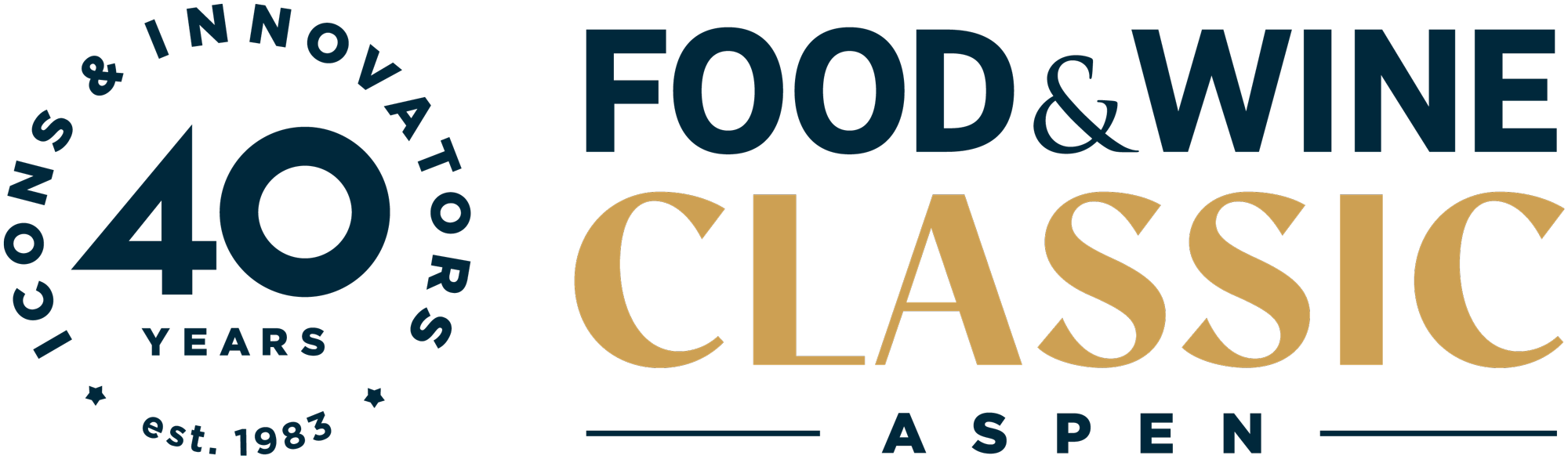Food & Wine Classic in Aspen 4th Anniversary Logo