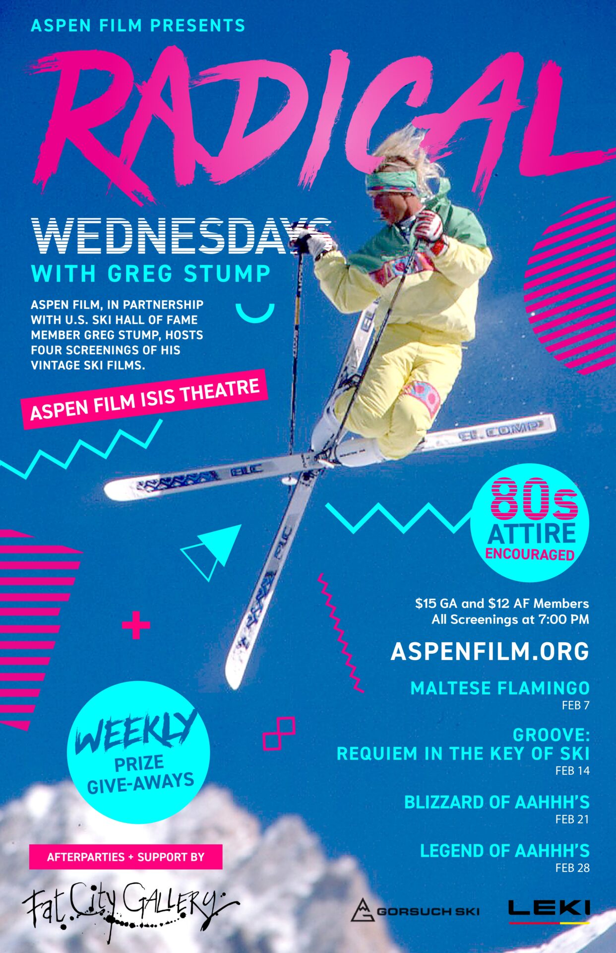 Greg Stump Film Ski Series Poster