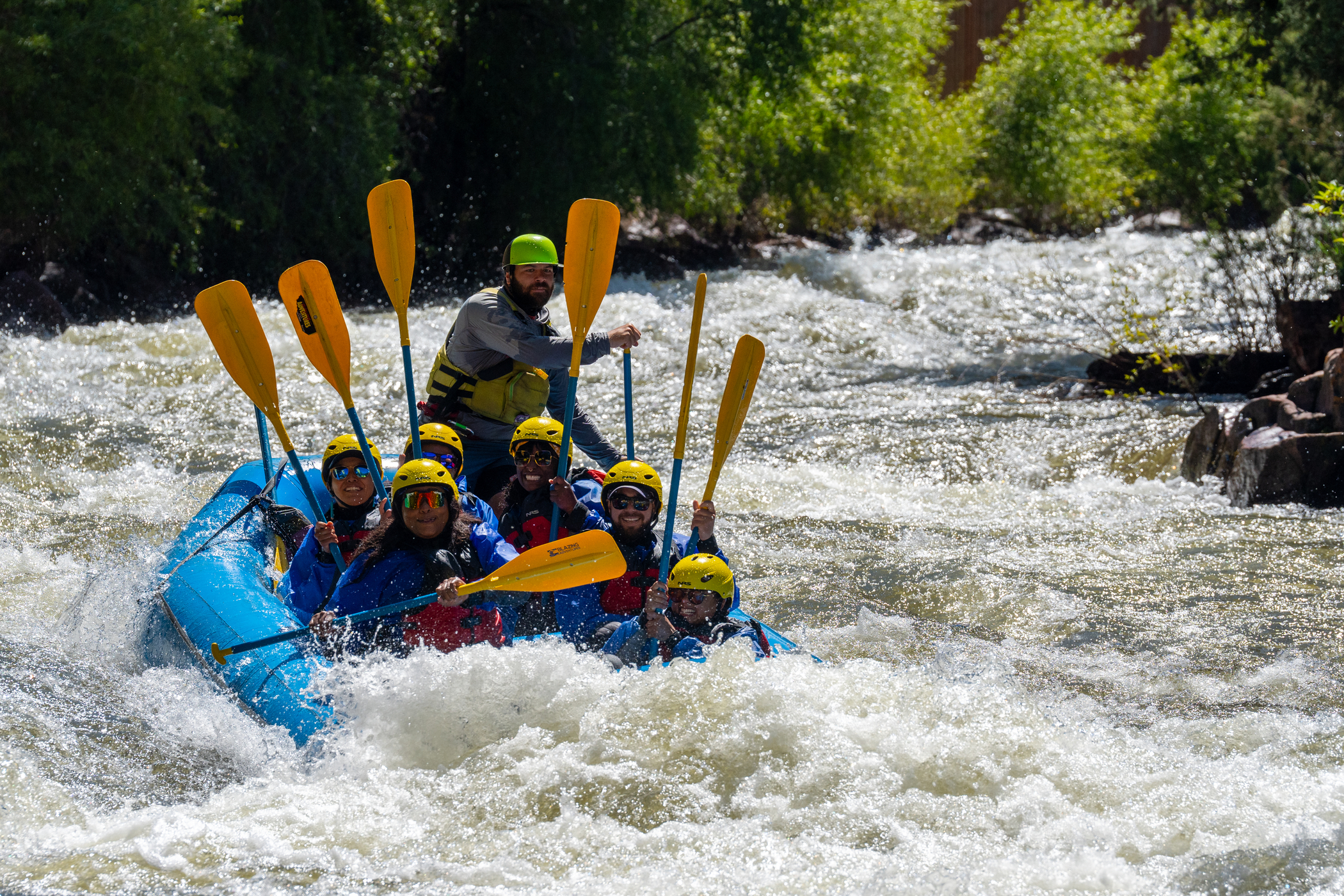 Whitewater rafting in Aspen