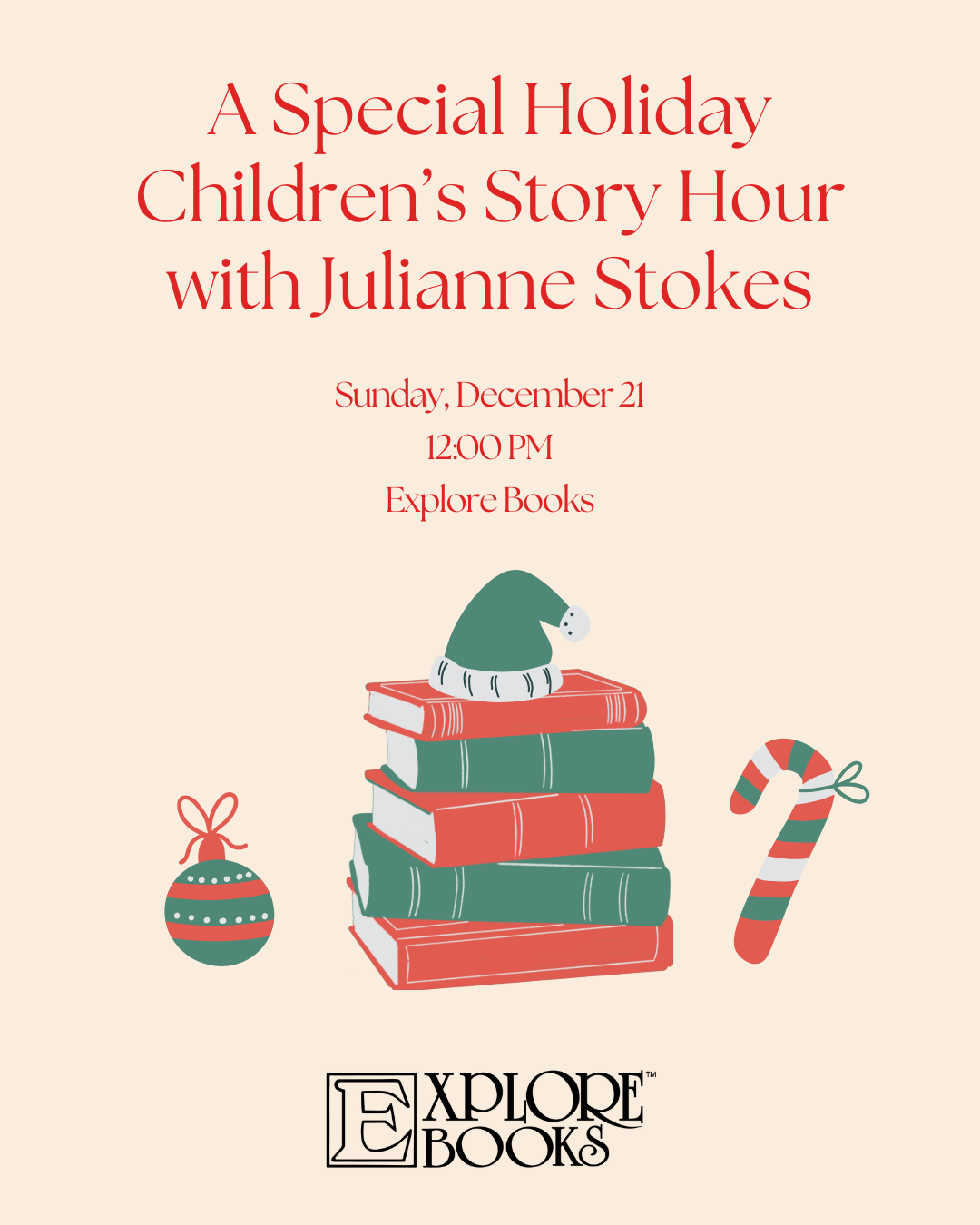 A Special Holiday Children's Story Hour with Julianne Stokes