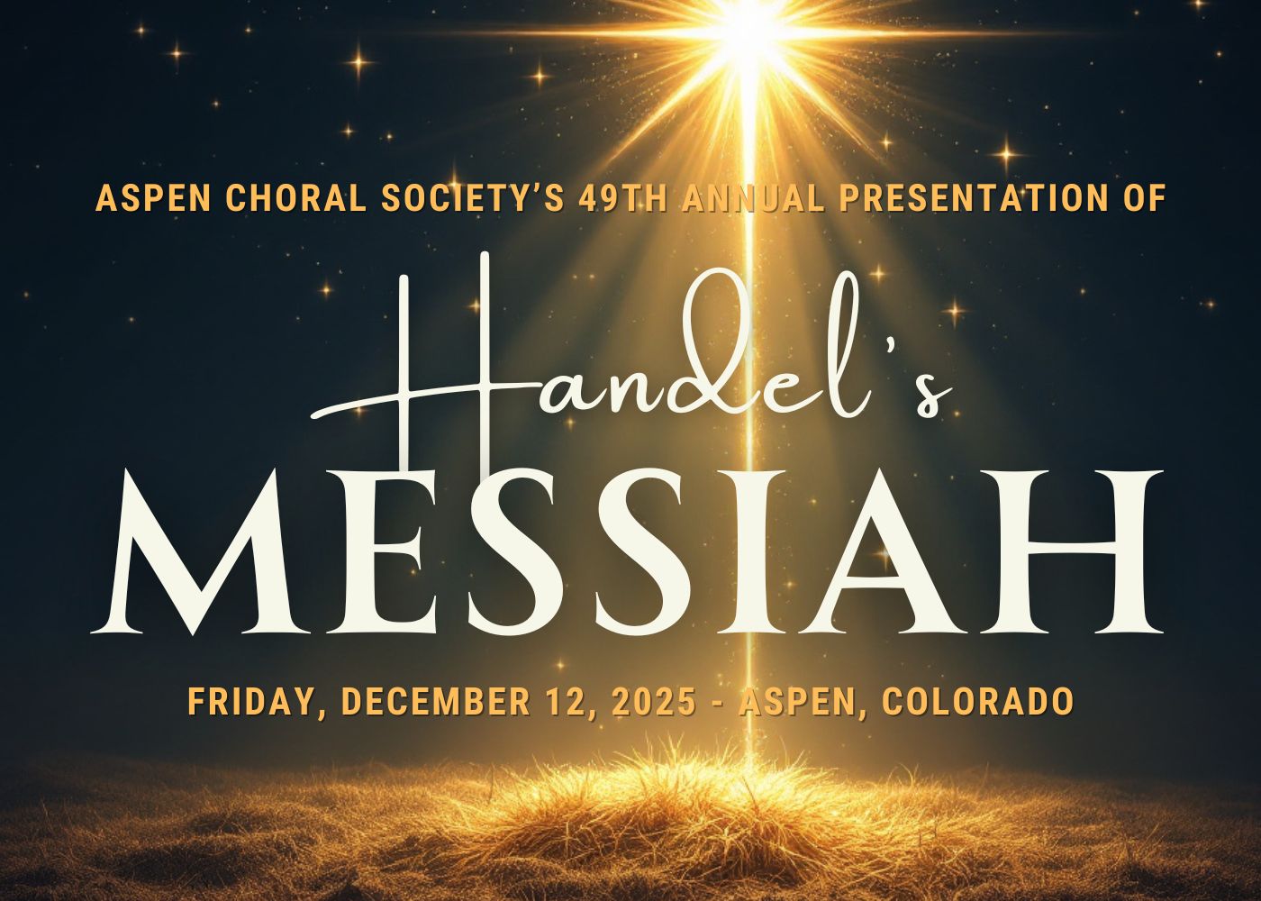 Aspen Choral Society presents "Messiah"