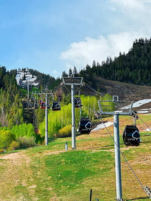 Aspen Gondola in the Spring