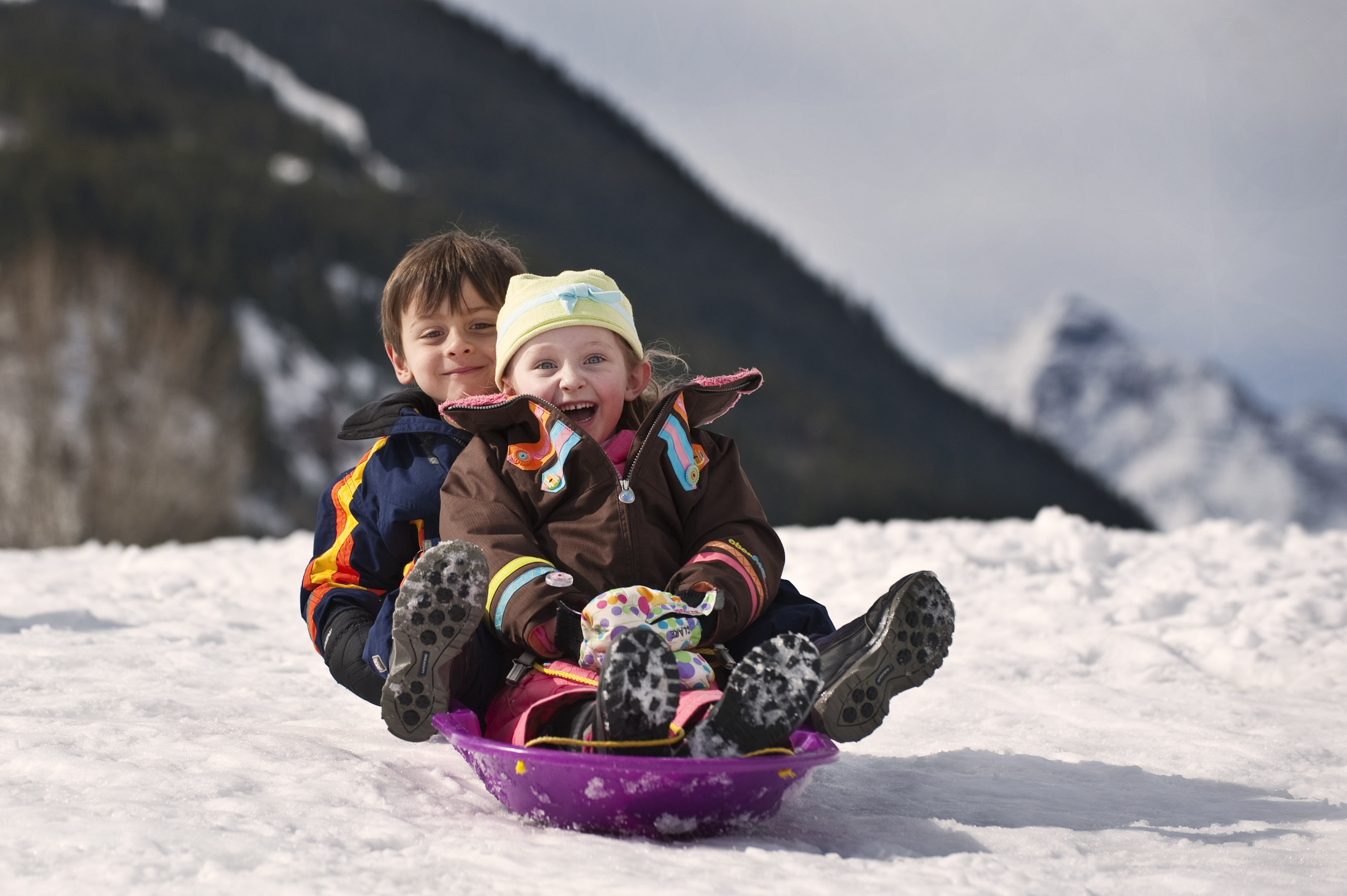 Sledding Aspen Rec Center