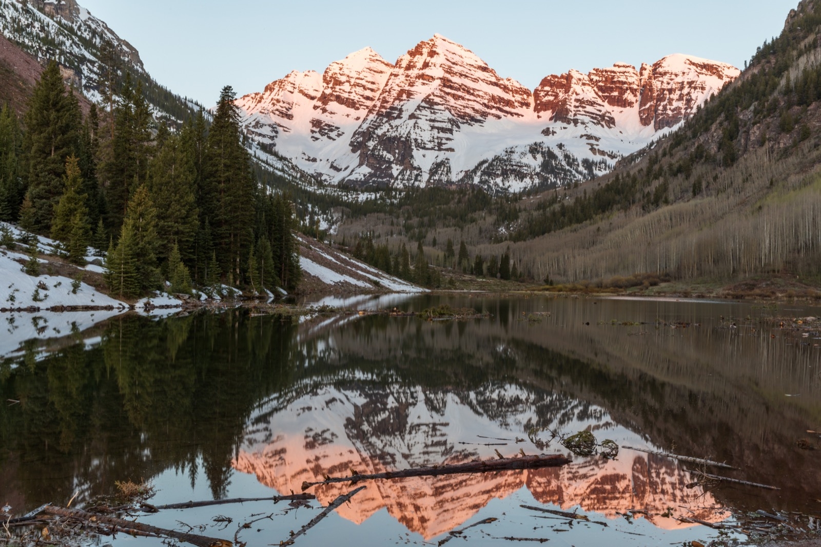 Spring at Maroon Bells