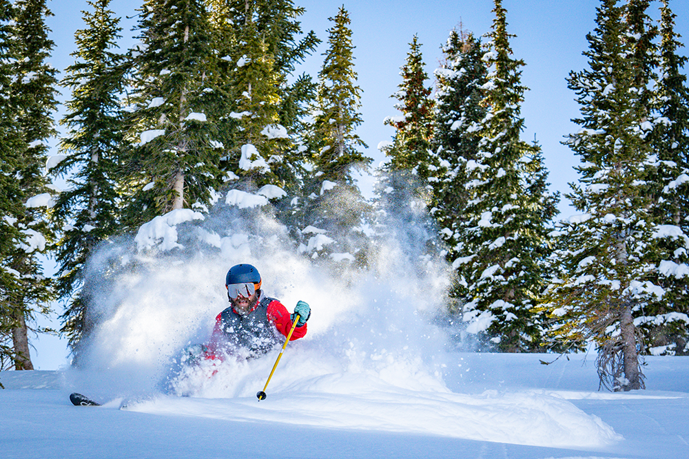 Powder shot Aspen Mountain