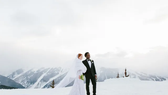 Winter Wedding on Aspen Mountain