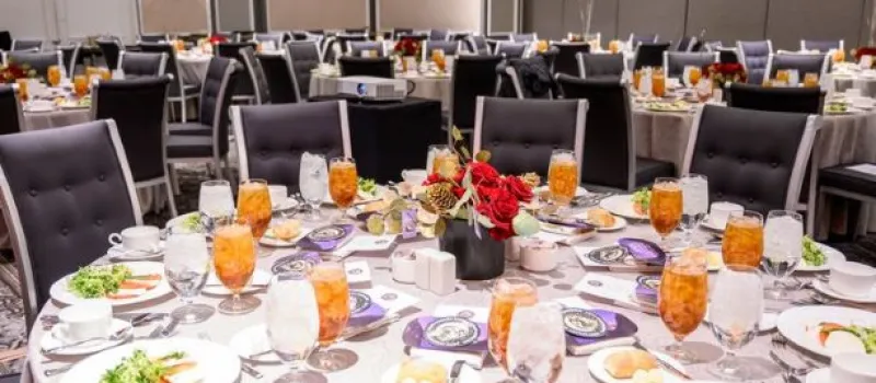 St Regis Ballroom Lunch Setup