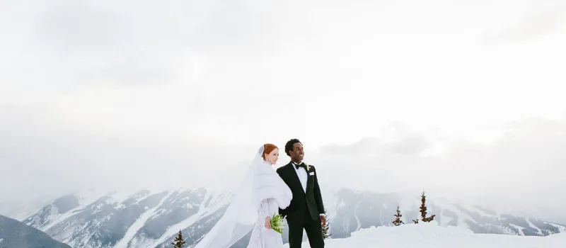 Winter Wedding on Aspen Mountain