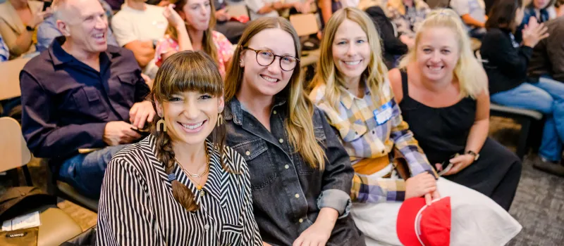 Attendees at afternoon blend