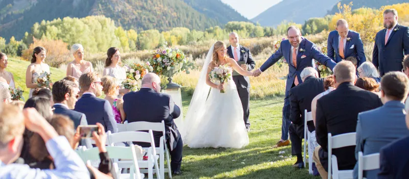 Aspen Meadows Wedding Ceremony