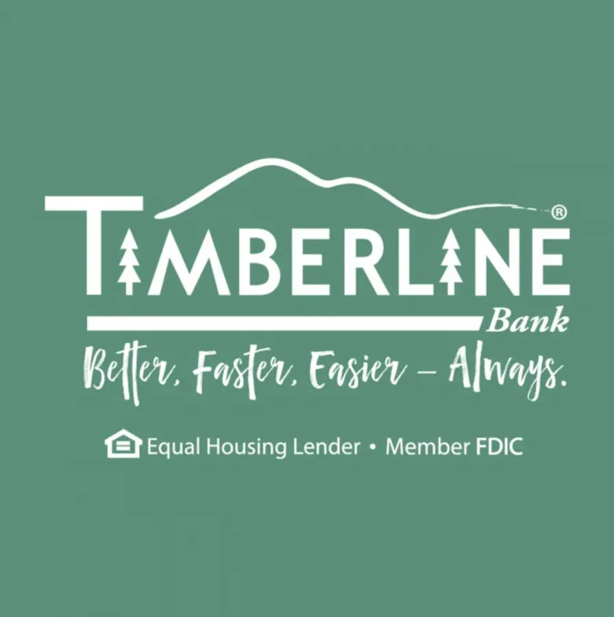 Timberline bank logo for a business after hours event 
