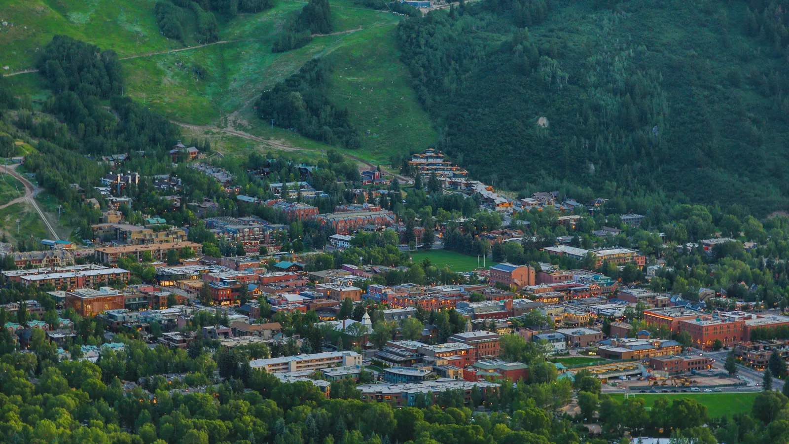Aspen city view summer
