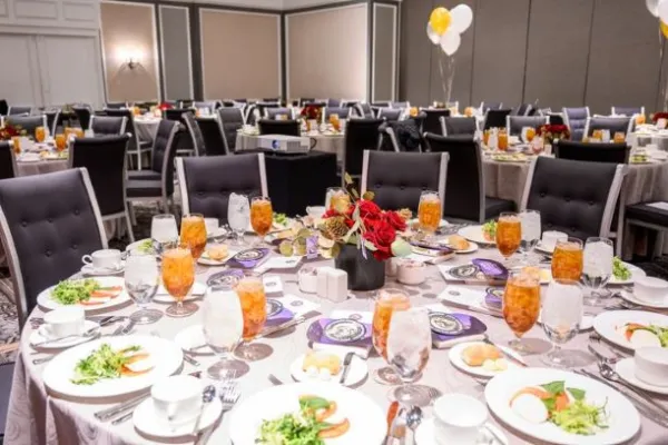 St Regis Ballroom Lunch Setup