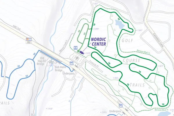 Aspen Nordic Trail Map