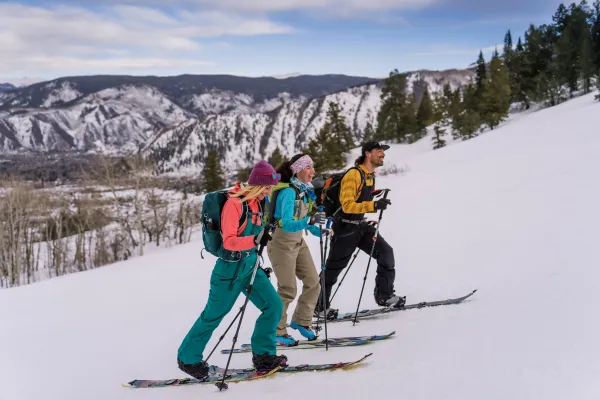 uphilling in the winter