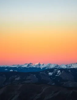 Sunset Photo Mountains