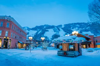 Downtown Aspen, Winter