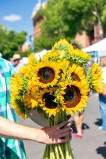 Aspen Saturday Market flowers