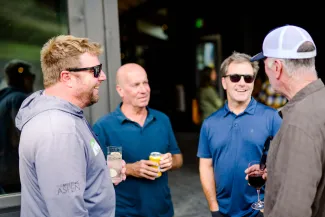 networking at afternoon blend