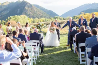 Aspen Meadows Wedding Ceremony