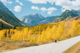 Fall Maroon Bells/Bike
