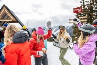 Apres-ski on Aspen Mountain