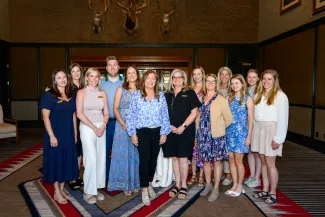 Photo of ACRA staff at the 2025 Food & Wine Luncheon