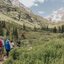 ACES hike at the Maroon Bells