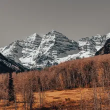 Maroon Bells in Fall 