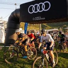Mountain bike race in Snowmass