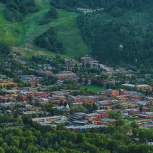 Aspen city view summer