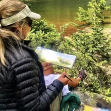 Watercolor Lesson Aspen