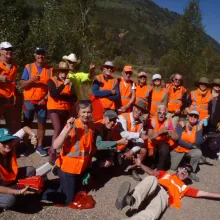 Trash Crush in Aspen, Colorado
