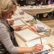 Adult Watercolor: Clark’s Nutcracker