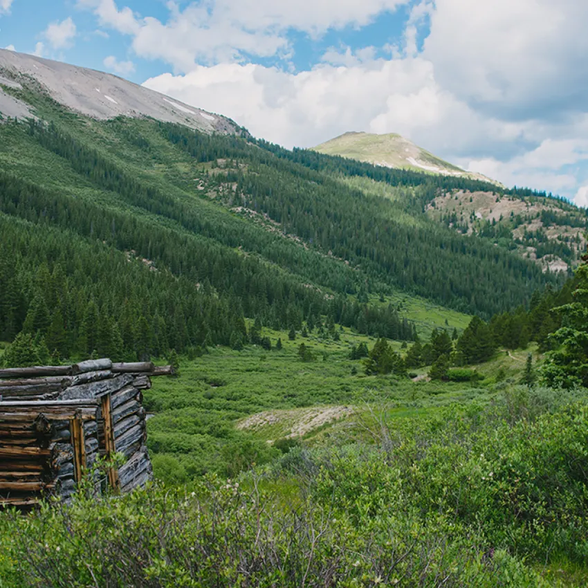 Independence Ghost Town on Independence Pass in Aspen Colorado 