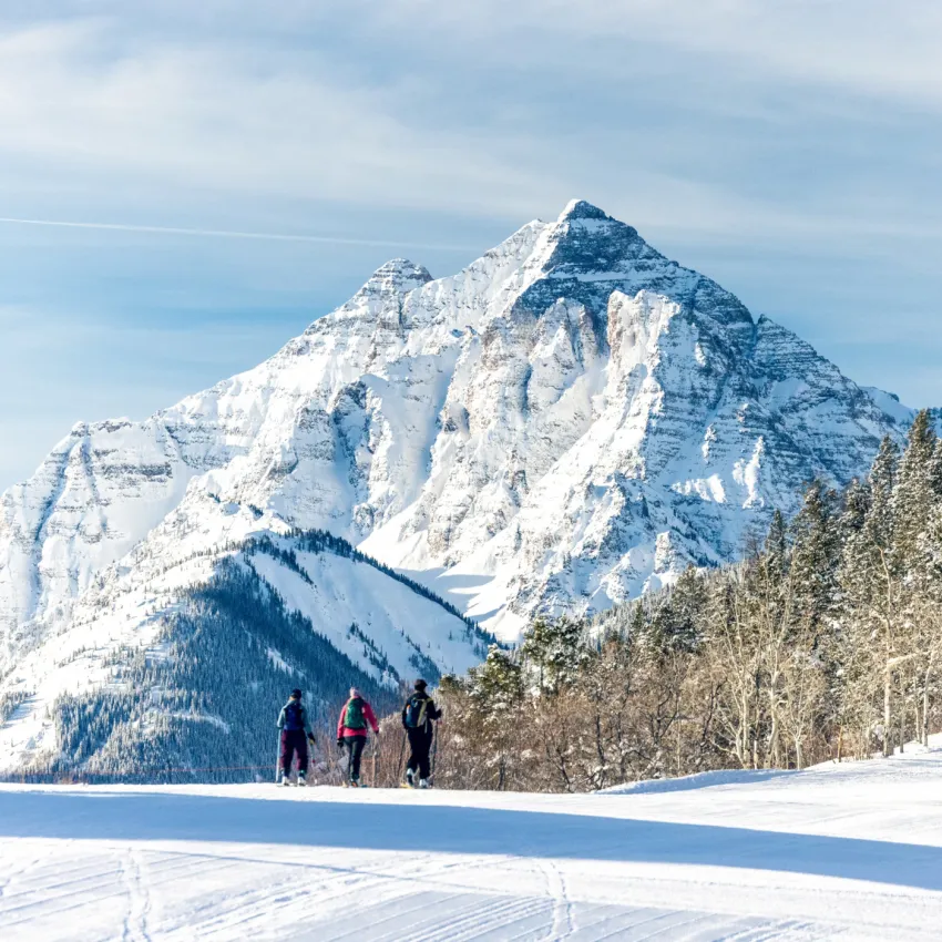 Winter uphillers in Aspen